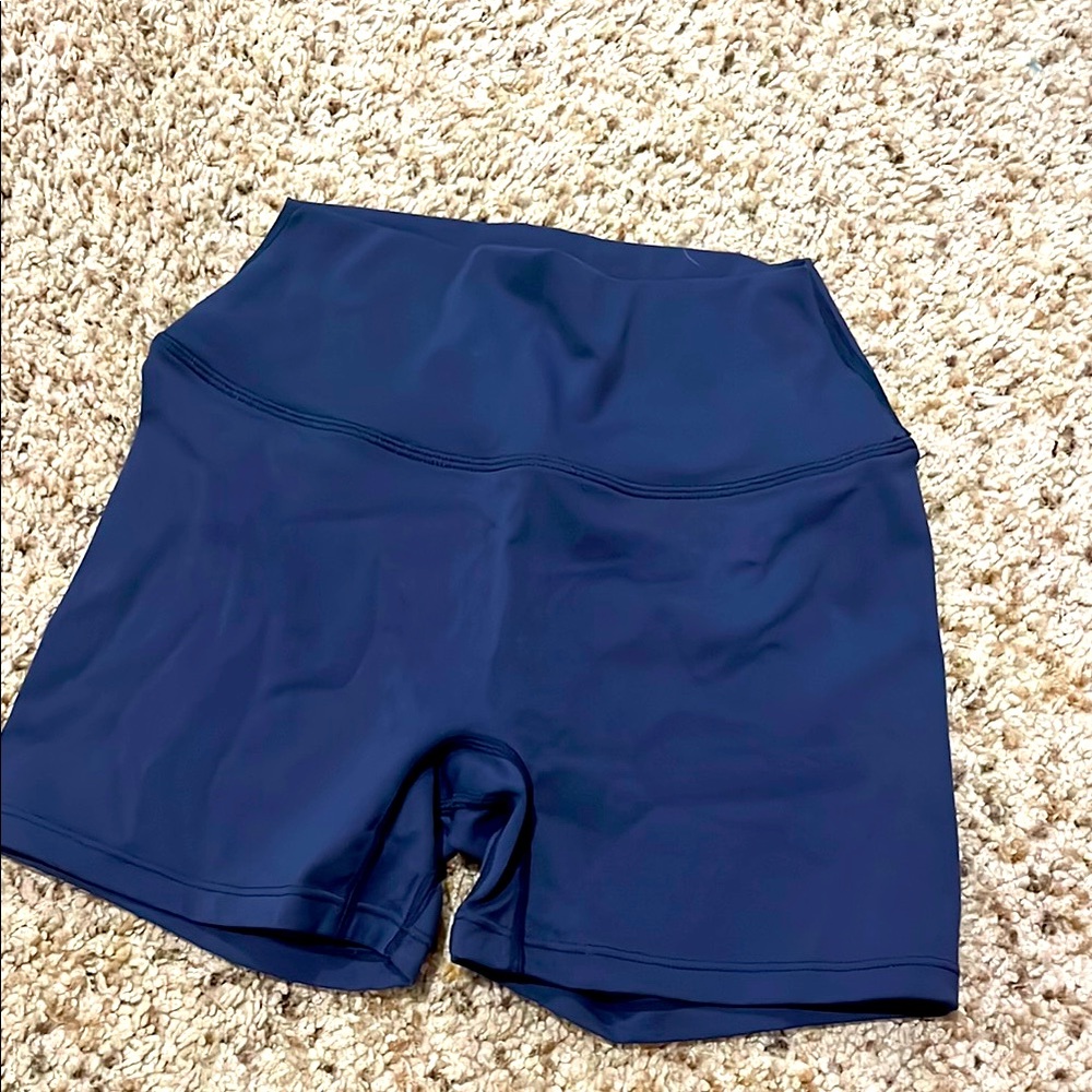 Navy Biker Shorts